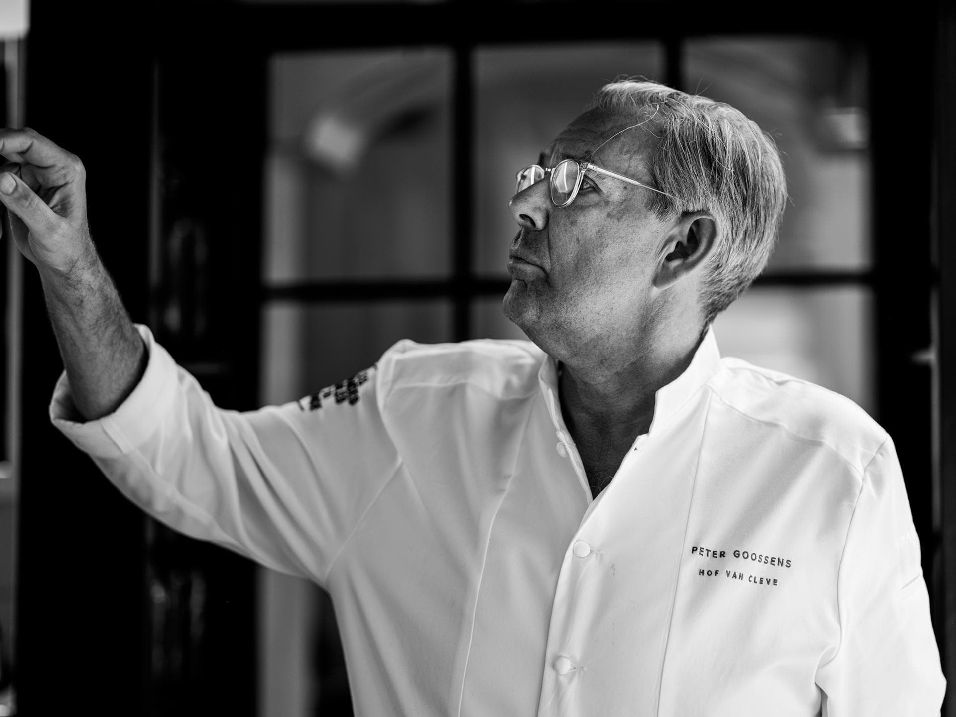 Peter Goossens in de keuken van Hof van Cleve