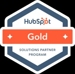 HubSpot Gold Solutions Partner badge